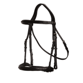 Dy'on New English Collection Plaited Noseband Bridle Without Flash